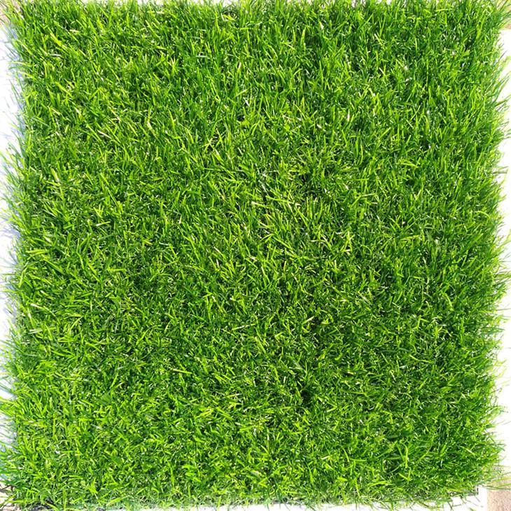 3 Tone Bright Green 30 40mm Popular Garden Kids Pets Playing Fake Turf Synthetic Grass Carpet